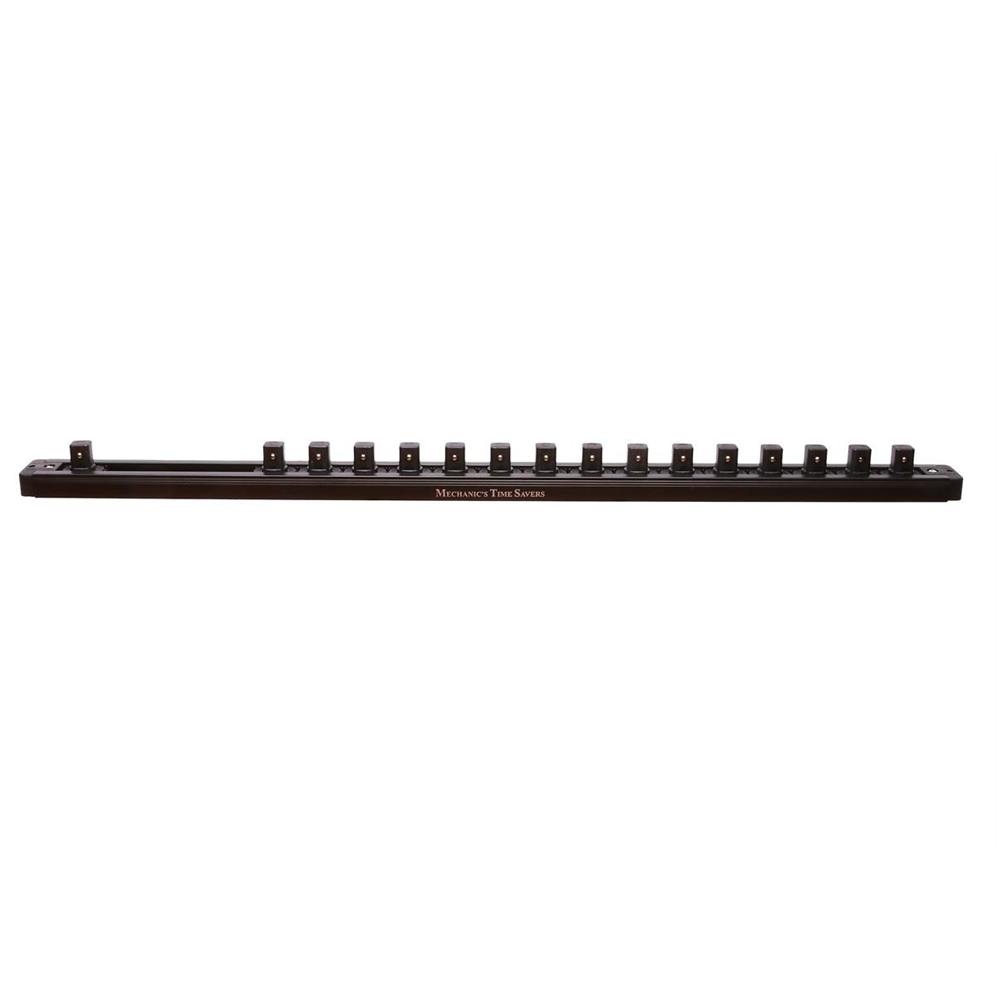 Mechanic's Time Savers Lock-A-Socket — 1/4in. Drive, 13 Sockets, Magnetic Base, Black, Model# MTSLAS25BK